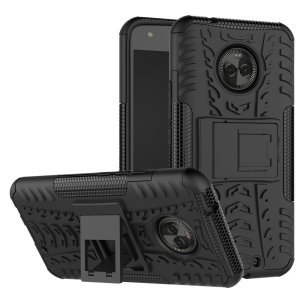 Protégez votre Motorola Moto X4 des chocs et des éraflures grâce à cette coque Olixar ArmourDillo en coloris noir. Cette coque est composée d'un boîtier interne en TPU et d'un exosquelette externe résistant aux impacts. Elle comprend par ailleurs un support de visualisation intégré.