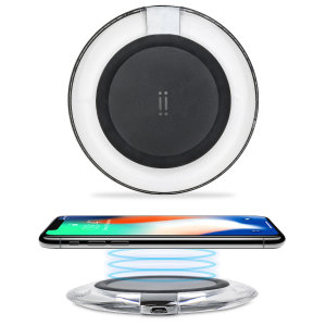 Witness the modern spectacle of wireless charging with this Aiino iPhone Qi Wireless Charging Pad. Simply place your Qi-compatible iPhone X on the pad and watch the battery come back to life - no cables required.