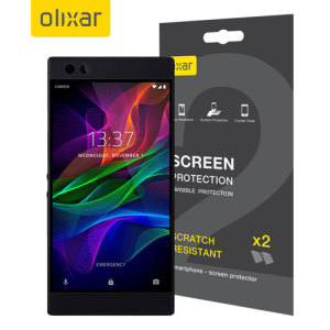 Olixar Razer Phone Displayschutz 2-in-1 Pack