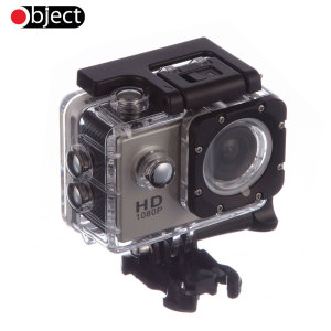 The Action Camera from Object features a super 120-degree wide angle lens and up to 30m waterproofing, as well as Full HD 1080p capture capability - allowing you to document your outdoor adventures with perfect clarity.