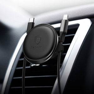 Mount your smartphone easily on your car's vents via the power of magnets with this magnetic air vent mount. This universal magnetic car mount from Baseus even works with many cases, allowing you to keep your phone protected while you drive.