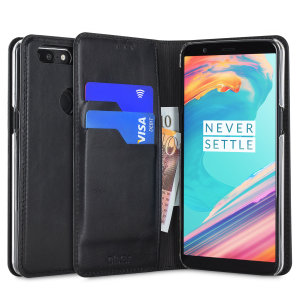Cette housse en cuir véritable de chez Olixar est légère, sophistiquée et possède une fermeture magnétique. Elle sera une protection idéale pour votre OnePlus 5T, qui vous permettra aussi de ranger des cartes de crédit ou de fidélité, des billets et autres documents de tailles similaires.