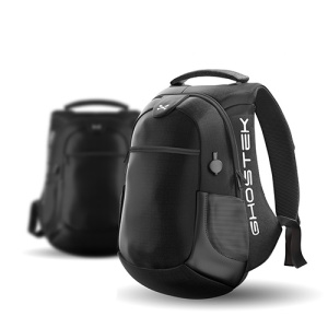 The NRGbag Series 2 in black combines 40L of capacity, water-resistant rugged material and 16000mAh of rechargeable battery to create the ultimate tech backpack.