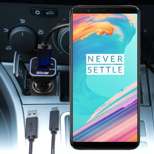 Laden Sie Ihr Micro-USB-Gerät unterwegs auf, mit diesem Hochleistungs 2.4A OnePlus 5T Kfz-Ladegerät mit ausziehbarem Spiralkabel-Design.