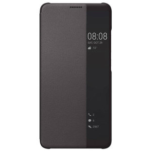 Protect your Huawei Mate 10 Pro's screen and keep to date with the time and notifications thanks to the intuitively designed smart view window in the grey Huawei flip case. Crafted from the finest materials, the case provides a sophisticated feel.