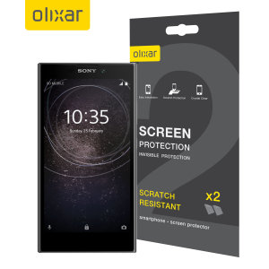 Protégez et maintenez l'écran de votre Sony Xperia L2 en parfait état grâce à la protection d'écran anti-rayures Olixar. 2 protections d'écran Sony Xperia L2 sont inclues dans le pack.