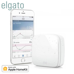 Keep up to date with the weather outside of your home with the Elgato Eve Weather. Gain real-time insights into the temperature, humidity, air pressure & quality outside of your home so that you're ready for any situation. Apple HomeKit compatible.