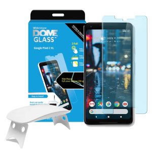 The Dome Glass screen protector for the Pixel 2 XL from Whitestone uses a proprietary UV adhesive installation to ensure a total and perfect fit for your device. Also featuring 9H hardness for absolute protection, as well as 100% touch sensitivity.