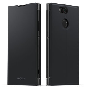 Cette superbe housse officielle Sony Xperia XA2 Style Cover avec support de visionnage en coloris noir vous permet de protéger avec élégance votre smartphone. D'excellente qualité et très fonctionnelle, elle intègre un rabat protecteur pouvant se transformer en un instant en support de visionnage.