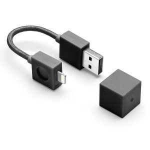 This conveniently short Lightning cable will ensure you have a tidy setup whilst charging or syncing your iPhone, iPod or iPad. MFi certification assures compatibility with all Lightning compatible devices, whilst a keyring design allows portability.