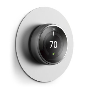 Designed exclusively for the Nest Thermostat, this silver aluminium Wall Plate from Elago further complements your Nest Thermostats already stylish deisgn, while adding an extra splash of colour to any room it is installed in.