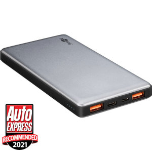 Goobay Quick Charge 3.0 USB-C 15,000mAh Power Bank - Grey