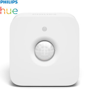 Add to your existing Philips Hue Hub with this official Philips Hue wireless motion sensor. Trigger lights to come on when motion is detected, place almost anywhere with the magnet or screw attachment while also including a temperature sensor.