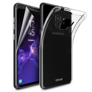 Coque + Protection d’écran Galaxy S9 Olixar Pack Total Protection