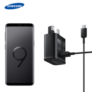 Official Samsung Galaxy S9 Adaptive Fast Charger & USB-C Cable - Black