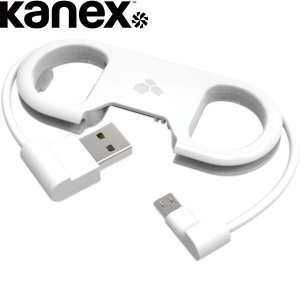 Sync and charge your devices with this ingenious Short Micro USB cable in white by Kanex. Coming in a compact casing so that you can easily pick it up and go. Also featuring a bottle opener and key chain hook, this cable is perfect for use on the go.