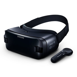 Samsung and Oculus present the leading Gear VR headset. Comes complete with a motion controller for added immersion. Compatible with the latest Samsung Galaxy S9 and S9 Plus phones