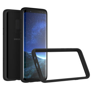 Shield your Samsung Galaxy S9 Plus from drops, scratches, scrapes and other damage with the CrashGuard bumper case from RhinoShield. This case offers superb military grade protection while adding virtually no extra bulk or weight to your device.