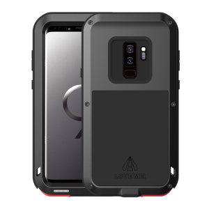 Protect your Samsung Galaxy S9 Plus with one of the toughest and most protective cases on the market, ideal for helping to prevent damage from water and dust - this is the black Love Mei Powerful Protective Case.