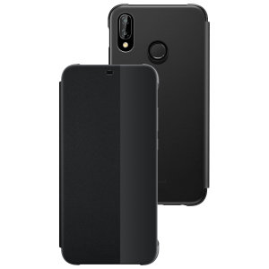 Original Huawei P20 lite Tasche mit integriertem Sichtfeld auf den Huawei P20 Lite Display. Diese Tasche bietet Schutz und unterstützt die Funktionalität des Smartphones.