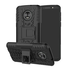 Protect your Motorola Moto G6 Plus from bumps and scrapes with this ArmourDillo case. Comprised of an inner TPU case and an outer impact-resistant exoskeleton, the Armourdillo not only offers sturdy and robust protection, but also a sleek modern styling.