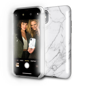 LuMee have further developed the smartphone photography game with the Duo - Double Sided Lighting Case in white marble for iPhone X. With front and rear LED lighting, you'll now be able to capture the perfect photo with either your front or back camera.