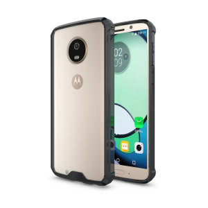 Olixar ExoShield Tough Snap-on Motorola Moto G6 Case - Schwarz / Klar