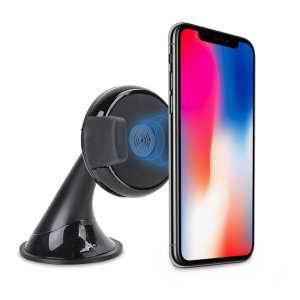 iPhone X Qi Wireless Charger Windscreen / Dash Car Holder