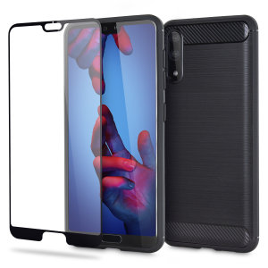Flexible rugged casing with a premium matte finish non-slip carbon fibre and brushed metal design, the Olixar Sentinel case in black keeps your Huawei P20 protected from 360 degrees with the added bonus of a tempered glass screen protector.