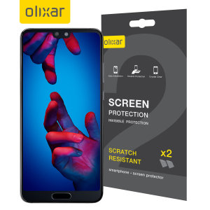 Protégez et maintenez l'écran de votre Huawei P20 en parfait état grâce à la protection d'écran anti-rayures Olixar. 2 protections d'écran Huawei P20 sont inclues dans le pack.