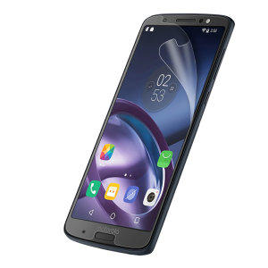 Keep your Moto G6 Plus screen in pristine condition with this Olixar scratch-resistant screen protector 2-in-1 pack.
