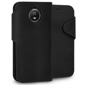 Profitez d'une protection élégante, légère et idéale pour votre Motorola Moto G5S à l'aide de cette superbe housse Portefeuille en cuir véritable noir. Une fois équipée, cette housse offre à votre Motorola Moto G5S une protection parfaite et polyvalente au quotidien. Elle dispose d'emplacements dédiés au rangement de vos cartes et peut se transformer en un bref instant en support bureau. Vous pourrez également y ranger vos billets ainsi que vos documents les plus importants.