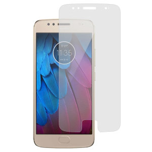 Keep your Motorola Moto G5S' screen in pristine condition with this film screen protector 2-in-1 pack.