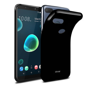 Coque HTC Desire 12 Plus Olixar FlexiShield en gel – Noire