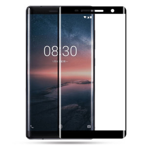This ultra-thin tempered glass screen protector for the Nokia 8 Sirocco offers toughness, high visibility and sensitivity all in one package. Black edges match the black fascia of your phone perfectly, while curved edges totally cover your display.