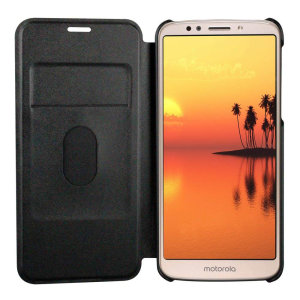 La Touch Flip Officielle avec rabat protecteur en coloris gris protège votre Motorola Moto E5 des rayures, des éraflures et même des chocs. Mince, élégante et parfaitement complémentaire, elle n'ajoute qu'un volume minimal à votre smartphone.
