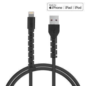 Charge and sync the latest Apple devices with The Super Cable with Lightning connector by Coloud. This impressive cable is incredibly robust and provides a durable solution to charging your iOS devices. Featuring Made for iPhone certification.