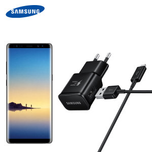 Official Samsung Galaxy Note 8 Charger & USB-C Cable - EU - Black