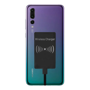 Schakel draadloos opladen in voor je Huawei P20 Pro zonder je telefoon aan te passen of gebruik een specialistische koffer met deze Qi draadloze oplaadadapter.