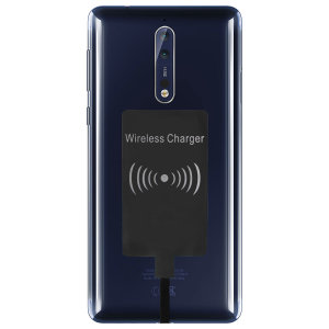 Enable wireless charging for your Nokia 8 without having to modify your phone or use a specialist case with this Ultra Thin Qi Wireless Charging Adapter.