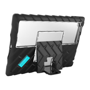 The DropTech Rugged Case from Gumdrop for the iPad Pro 9.7 2018 6th Gen features reinforced rubber bumpers and a rugged built-in kickstand, allowing you to keep your precious new iPad safe and secure at all times.