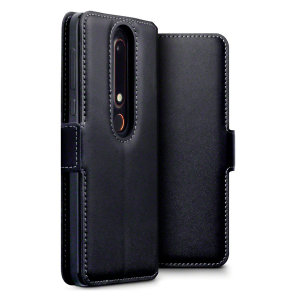 The Olixar genuine leather wallet case offers perfect protection for your Nokia 6.1. Featuring premium stitch finishing, as well as featuring slots for your cards, cash and documents.