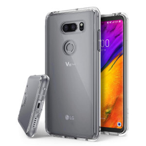 Protect the back and sides your LG V35 with this incredibly durable and clear backed Fusion Case by Ringke.