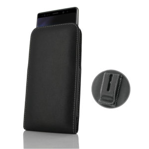 Protect your Samsung Galaxy Note 9 with this stylish leather pouch case with included belt clip by PDair. Designed using specially selected premium leather and featuring a hand stitched design, PDair cases are perfect for work and social situations.