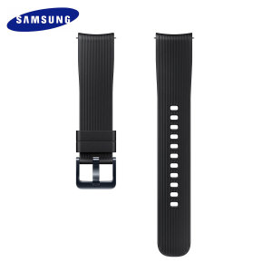 Treat your brand new Samsung Galaxy Watch with the ultra-high quality silicone strap in black. Comfortable, durable and stylish, this 20mm strap is the perfect way to personalise your Samsung Galaxy Watch.