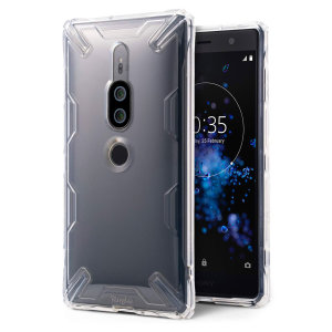Protect the back and sides of your Sony Xperia XZ2 Premium with this incredibly durable and crystal backed Air X Case by Ringke. With added shock protection, your phone will be protected against drops, bumps and knocks.