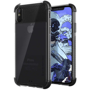 Deze Ghostek-case is speciaal gemaakt voor de iPhone XS en biedt een slank passend, stijlvol ontwerp en versterkte hoekbescherming tegen schokken, zodat je toestel er altijd goed uitziet.
