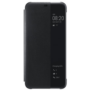 Bescherm het scherm van je Huawei Mate 20 Lite en blijf op de hoogte van de tijd, het weer, belmeldingen en meer dankzij het intuïtief ontworpen slimme kijkvenster op de Huawei flip case. Gemaakt van de beste materialen.