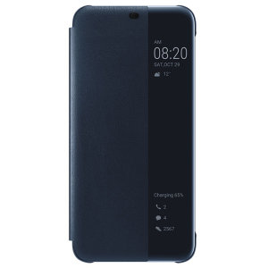 Protégez l'écran de votre Huawei Mate 20 Lite à l'aide de cette superbe housse Officielle Smart View Flip en coloris bleu tout en étant au fait de toutes les notifications entrantes ainsi que de l'heure grâce au rabat intelligent intégrant une fenêtre de visualisation. Conçue à partir de matériaux de haute qualité, la housse Officielle Huawei Smart View Flip offre une protection résistante à votre Huawei Mate 20 Lite et un look sophistiqué.