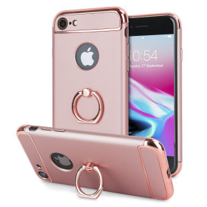 Custom made for the iPhone 6S / 6, this rose gold XRing case from Olixar provides excellent protection and a handy finger loop to keep your phone in your hand, whether from accidental drops or attempted theft.